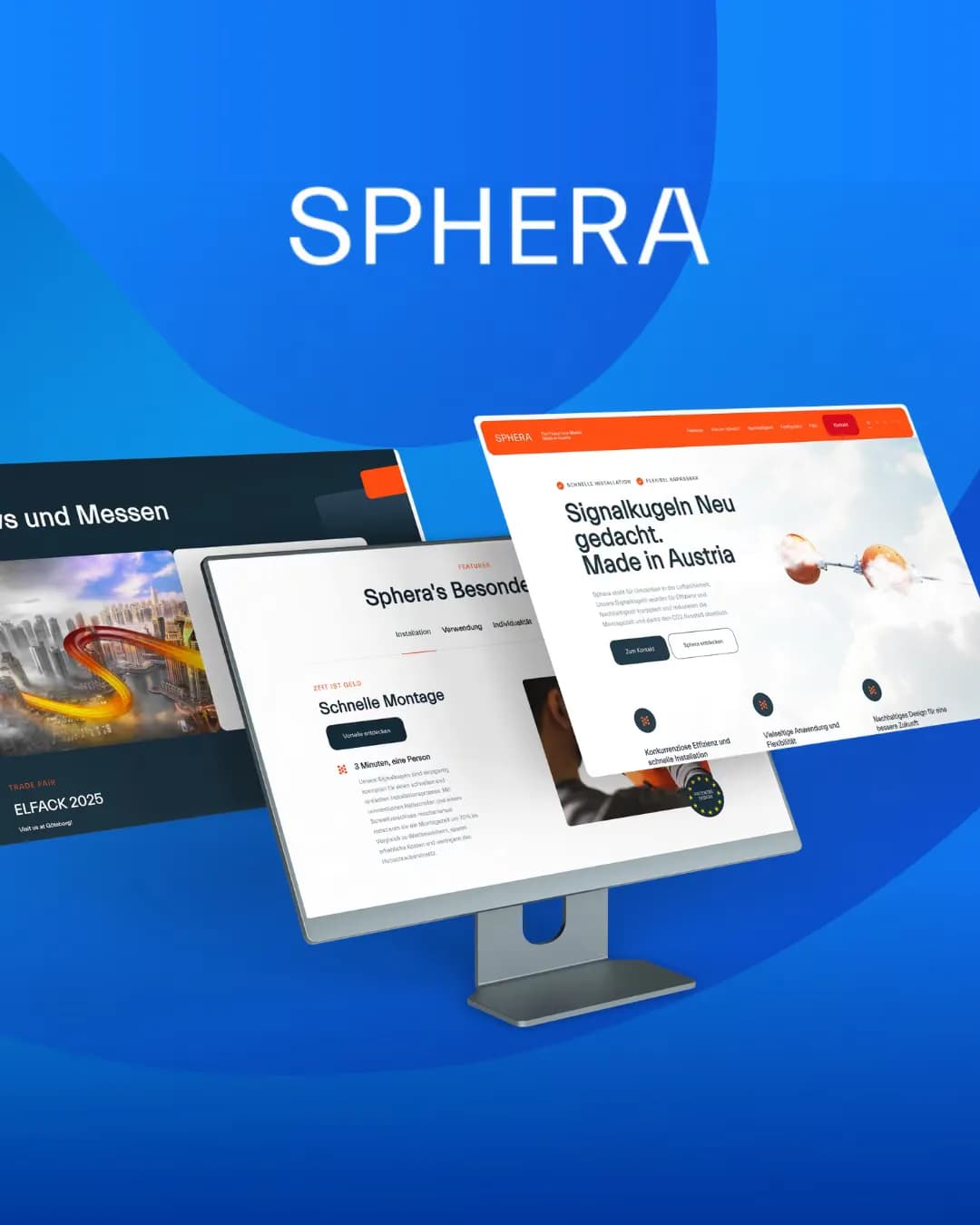 Sphera: Un marchio completo con sito web, costruito da zero